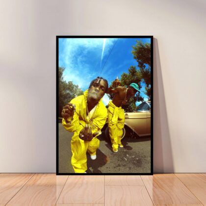 Asap Rocky And Tyler the Creator Hip Hop Music Poster Canvas Wall Art Home Decor (No Frame)