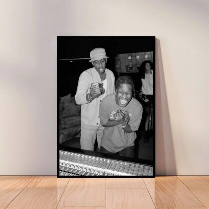 Asap Rocky And Tyler the Creator Hip Hop Music Poster Canvas Wall Art Home Decor (No Frame)