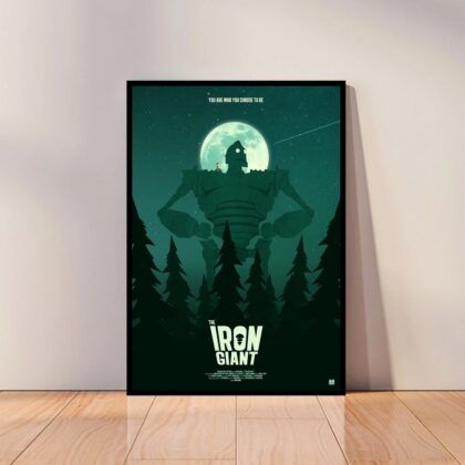 The Iron Giant Movie Anime Poster Canvas Wall Art Home Decor (No Frame)