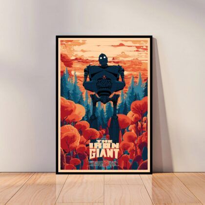 The Iron Giant Movie Anime Poster Canvas Wall Art Home Decor (No Frame)