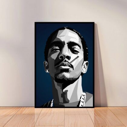 Nipsey Hussle Music Poster Canvas Wall Art Home Decor (No Frame)