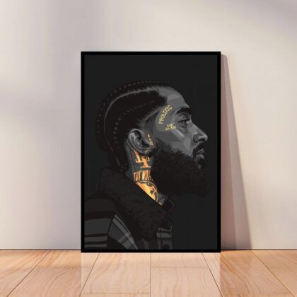 Nipsey Hussle Music Poster Canvas Wall Art Home Decor (No Frame)
