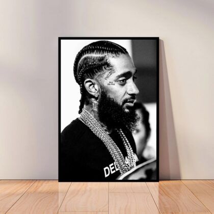 Nipsey Hussle Music Poster Canvas Wall Art Home Decor (No Frame)