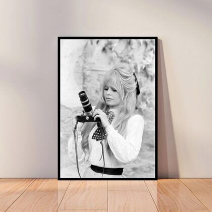 Brigitte Bardot Model Poster Canvas Wall Art Home Decor (No Frame)