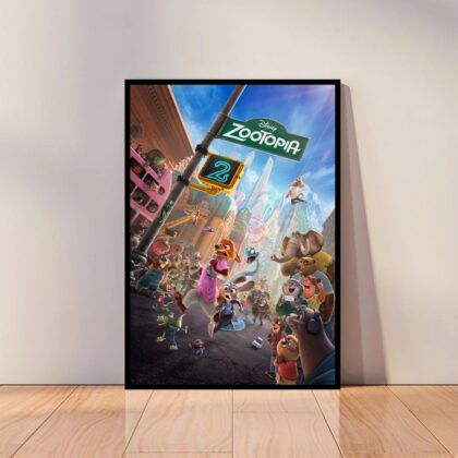 Zootopia 2 Movie Anime Poster Canvas Wall Art Home Decor (No Frame)