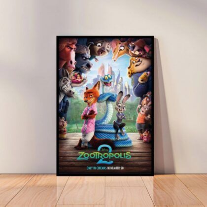 Zootopia 2 Movie Anime Poster Canvas Wall Art Home Decor (No Frame)