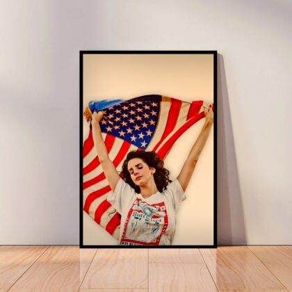 Lana Del Rey Music Poster Canvas Wall Art Home Decor (No Frame)