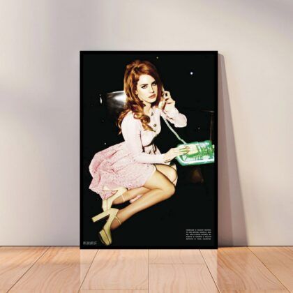 Lana Del Rey Music Poster Canvas Wall Art Home Decor (No Frame)