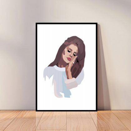 Lana Del Rey Music Poster Canvas Wall Art Home Decor (No Frame)