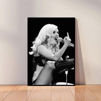 Lady Gaga Music Poster Canvas Wall Art Home Decor (No Frame)
