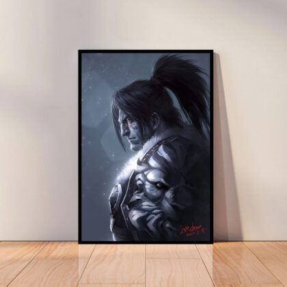 Varian Wrynn World of Warcraft Game Poster Canvas Wall Art Home Decor (No Frame)