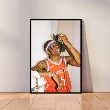 Travis Scott Music Poster Canvas Wall Art Home Decor (No Frame)