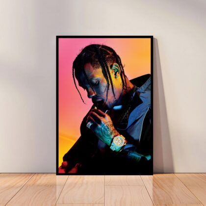 Travis Scott Music Poster Canvas Wall Art Home Decor (No Frame)