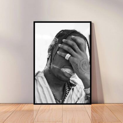 Travis Scott Music Poster Canvas Wall Art Home Decor (No Frame)