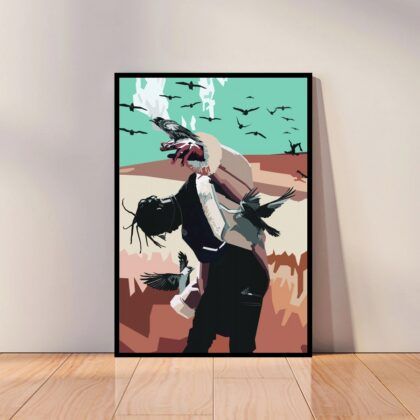 Travis Scott Music Poster Canvas Wall Art Home Decor (No Frame)