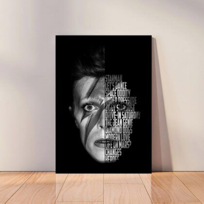 David Bowie Music Poster Canvas Wall Art Home Decor (No Frame)