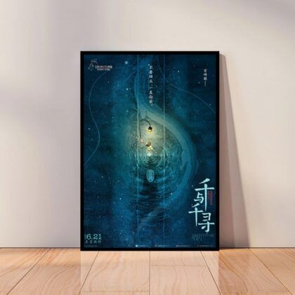 Spirited Away Hayao Miyazaki Japan Anime Poster Canvas Wall Art Home Decor (No Frame)