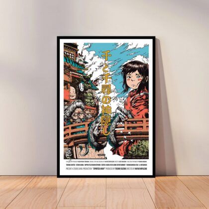 Spirited Away Hayao Miyazaki Japan Anime Poster Canvas Wall Art Home Decor (No Frame)
