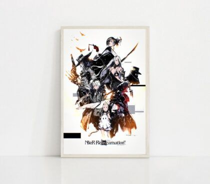 NieR Automata Classic GAME Poster Canvas Wall Art Home Decor (No Frame)