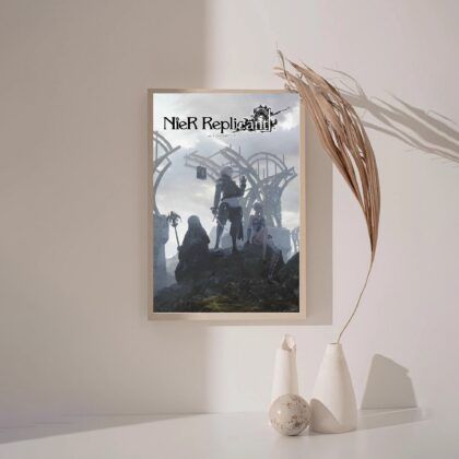 NieR Automata Classic GAME Poster Canvas Wall Art Home Decor (No Frame)