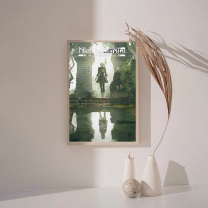 NieR Automata Classic GAME Poster Canvas Wall Art Home Decor (No Frame)