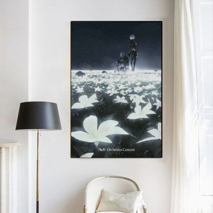 NieR Automata Classic GAME Poster Canvas Wall Art Home Decor (No Frame)