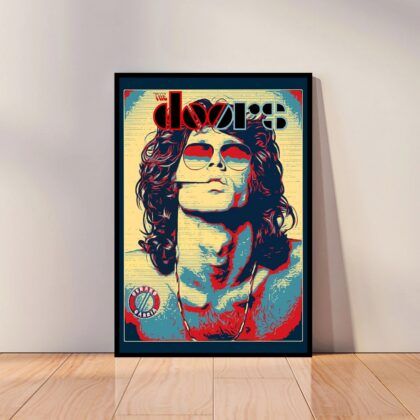 Jim Morrison Music Poster Canvas Wall Art Home Decor (No Frame)