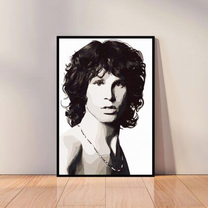 Jim Morrison Music Poster Canvas Wall Art Home Decor (No Frame)
