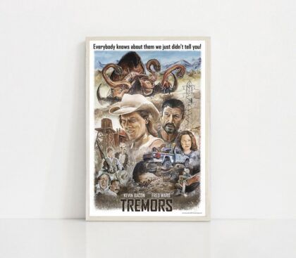 Tremors movie Poster Canvas Wall Art Home Decor (No Frame)