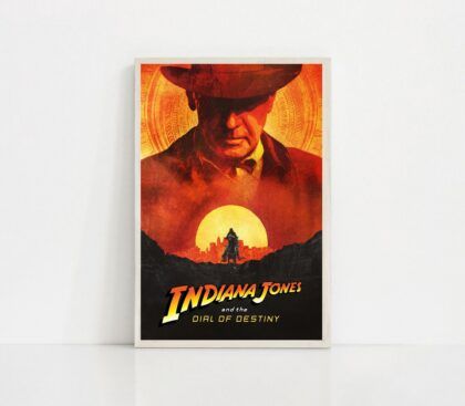 Indiana Jones and the Dial of Destiny 2023 MOVIE Poster Canvas Wall Art Home Decor (No Frame)