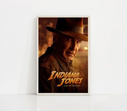 Indiana Jones and the Dial of Destiny 2023 MOVIE Poster Canvas Wall Art Home Decor (No Frame)
