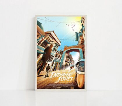 Indiana Jones and the Dial of Destiny 2023 MOVIE Poster Canvas Wall Art Home Decor (No Frame)