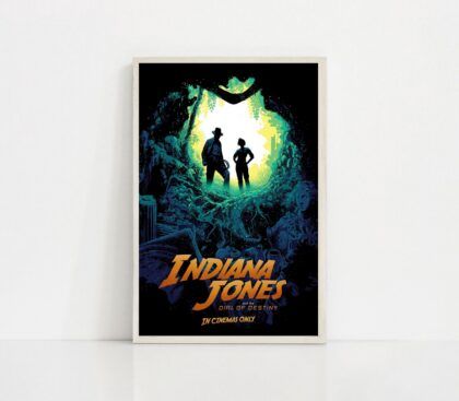 Indiana Jones and the Dial of Destiny 2023 MOVIE Poster Canvas Wall Art Home Decor (No Frame)