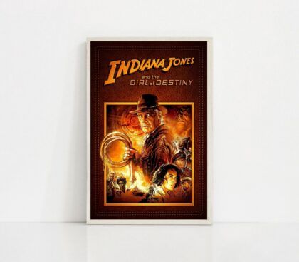Indiana Jones and the Dial of Destiny 2023 MOVIE Poster Canvas Wall Art Home Decor (No Frame)