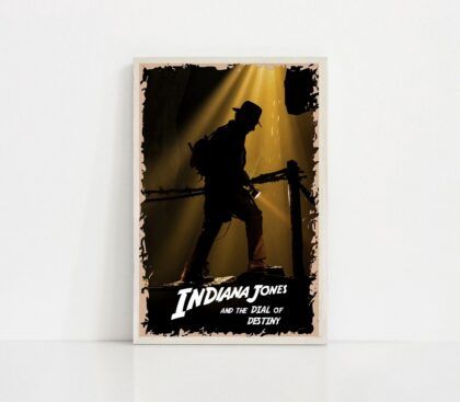 Indiana Jones and the Dial of Destiny 2023 MOVIE Poster Canvas Wall Art Home Decor (No Frame)