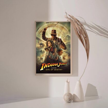Indiana Jones and the Dial of Destiny 2023 MOVIE Poster Canvas Wall Art Home Decor (No Frame)