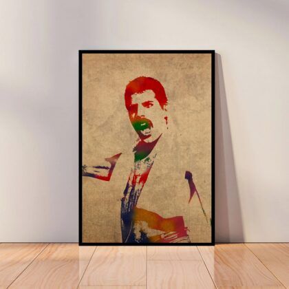 Freddie Mercury Music Poster Canvas Wall Art Home Decor (No Frame)