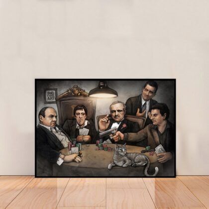 The Godfather Movie Poster Canvas Wall Art Home Decor (No Frame)