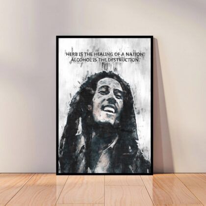 Bob Marley Music Poster Canvas Wall Art Home Decor (No Frame)