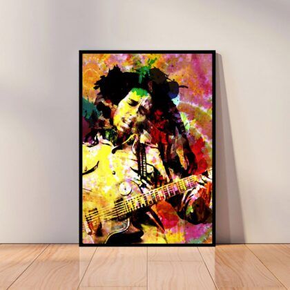 Bob Marley Music Poster Canvas Wall Art Home Decor (No Frame)