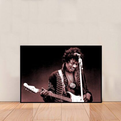 Jimi Hendrix Music Poster Canvas Wall Art Home Decor (No Frame)