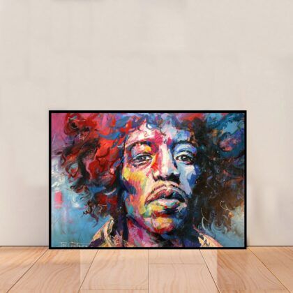 Jimi Hendrix Music Poster Canvas Wall Art Home Decor (No Frame)