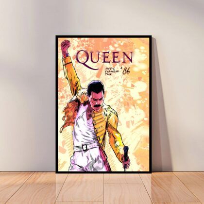 Freddie Mercury Music Poster Canvas Wall Art Home Decor (No Frame)