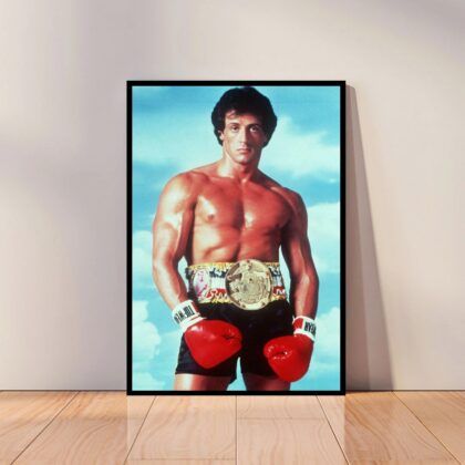 Sylvester Stallone Poster Canvas Wall Art Home Decor (No Frame)
