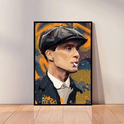 Peaky Blinders Poster Cillian Murphy TV Show Poster Canvas Wall Art Home Decor (No Frame)