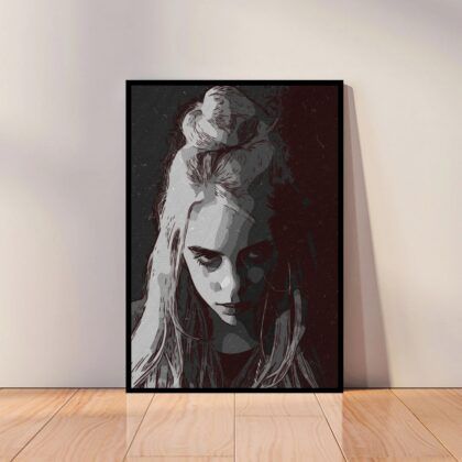 Billie Eilish Music Poster Canvas Wall Art Home Decor (No Frame)