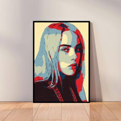 Billie Eilish Music Poster Canvas Wall Art Home Decor (No Frame)