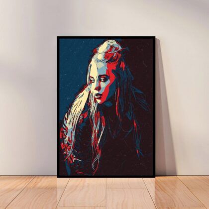 Billie Eilish Music Poster Canvas Wall Art Home Decor (No Frame)