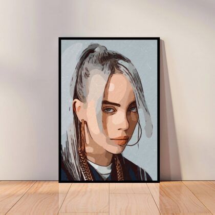 Billie Eilish Music Poster Canvas Wall Art Home Decor (No Frame)