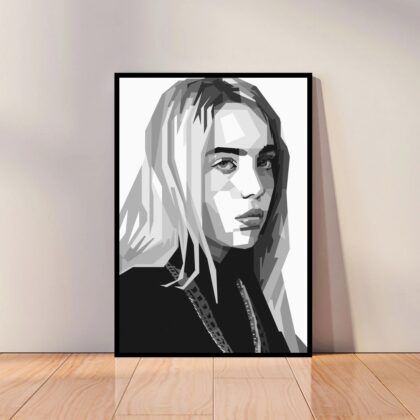 Billie Eilish Music Poster Canvas Wall Art Home Decor (No Frame)